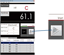 One touch, easy hardness measurement